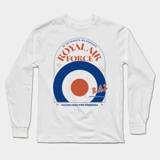 RAF Royal Air Force Insignia Long Sleeve T-Shirt